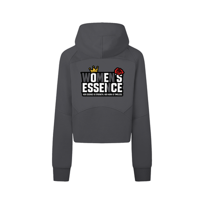 UCE WOMEN'S AURA Cropped Zip-Through Hoodie