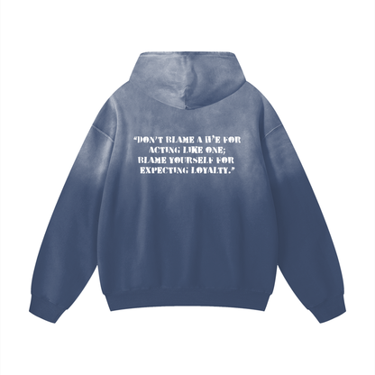 UCE FOR THE LOVE OF H**S Heavyweight Sunfade Oversized Hoodie
