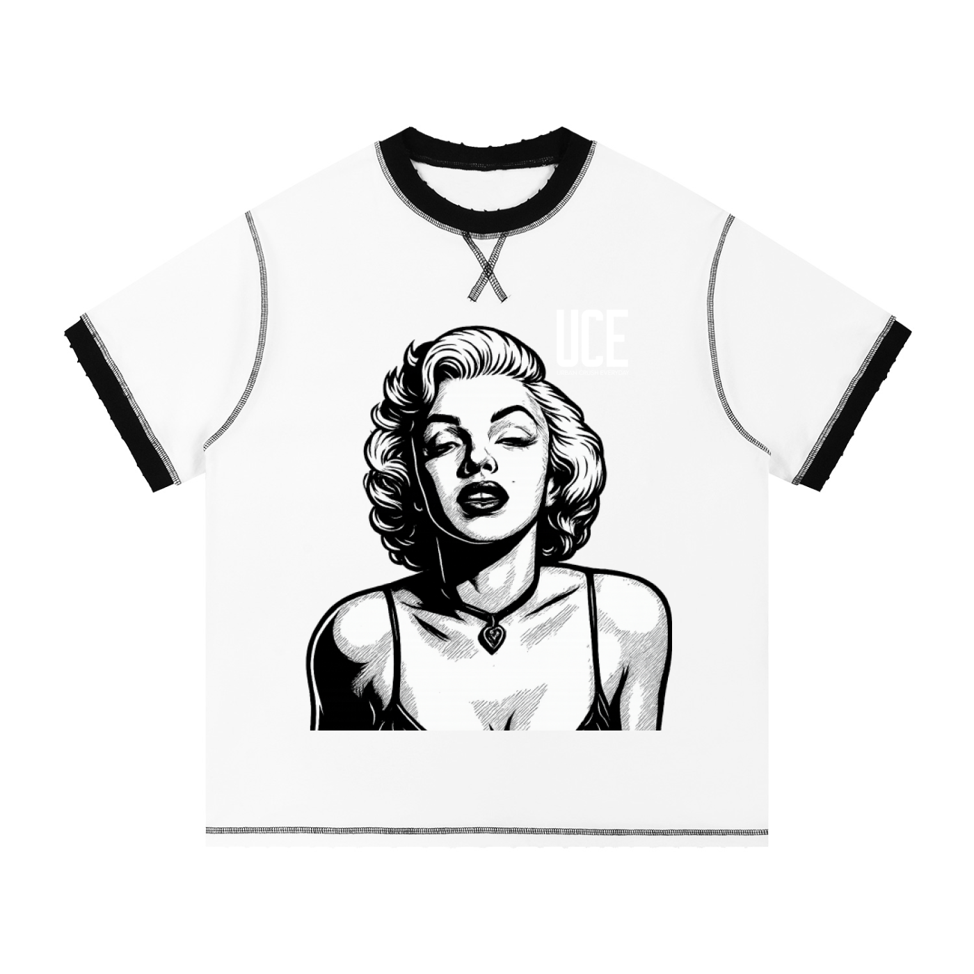 UCE PLAYER'S Contrast-Stitched Cotton T-Shirt