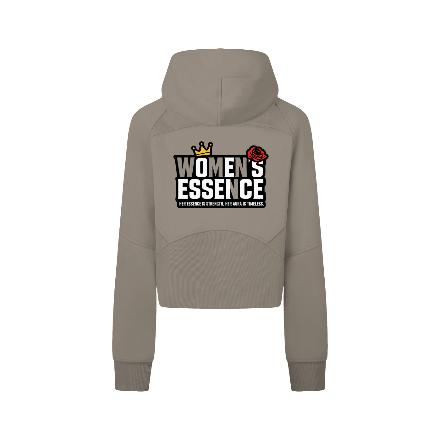 UCE WOMEN'S AURA Cropped Zip-Through Hoodie