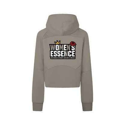 UCE WOMEN'S AURA Cropped Zip-Through Hoodie