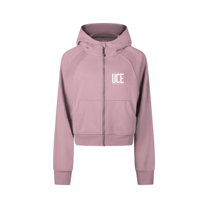 UCE WOMEN'S AURA Cropped Zip-Through Hoodie