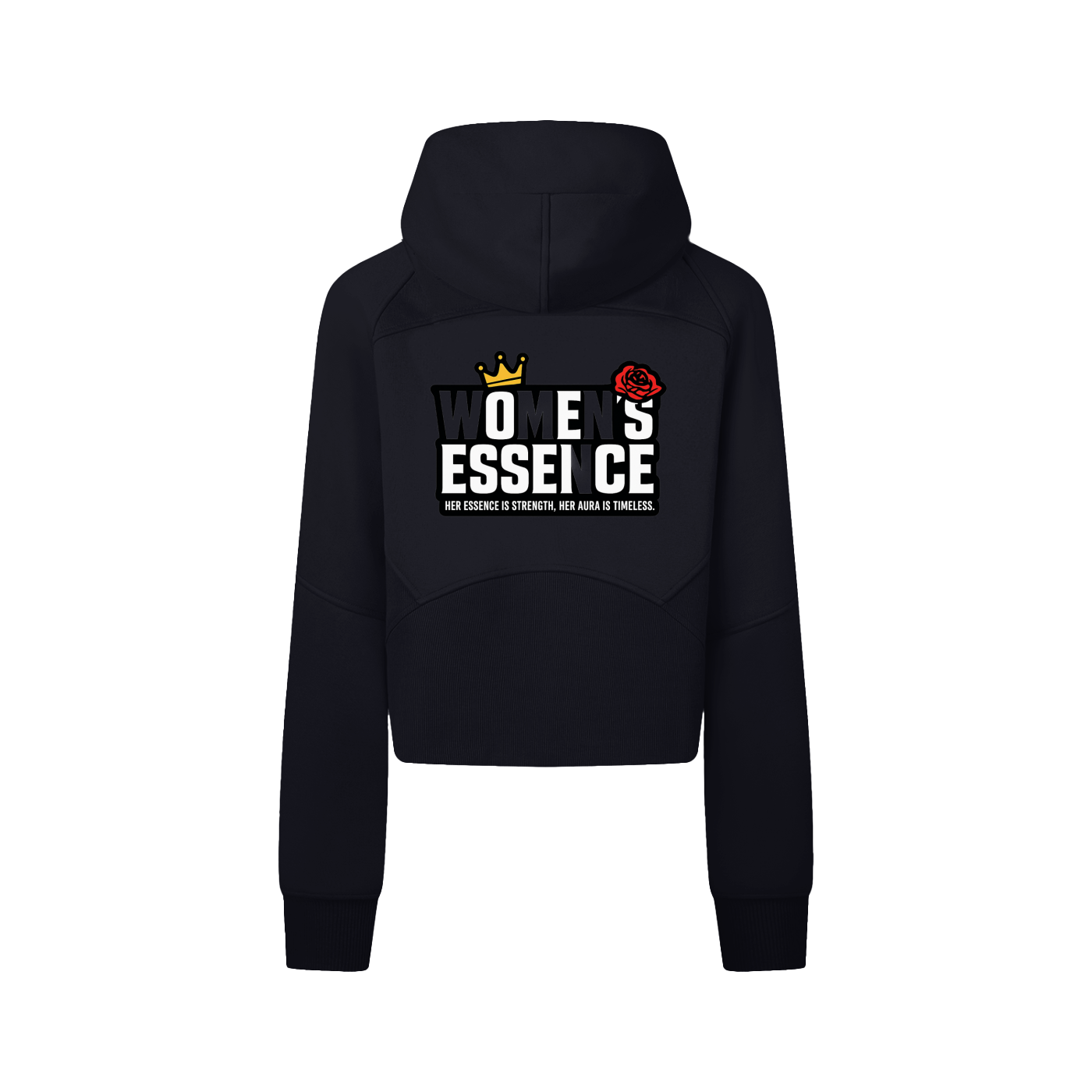 UCE WOMEN'S AURA Cropped Zip-Through Hoodie