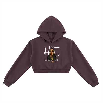 UCE WOMEN'S BADDIES CRUSH EVERYDAY Essential Cropped Hoodie
