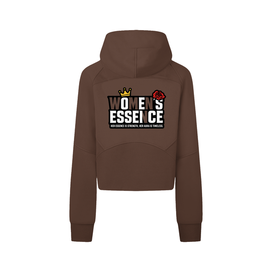 UCE WOMEN'S AURA Cropped Zip-Through Hoodie