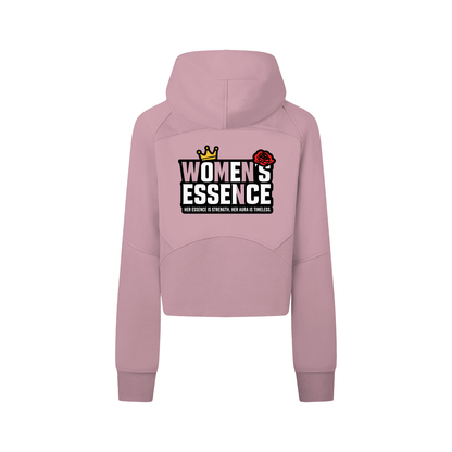 UCE WOMEN'S AURA Cropped Zip-Through Hoodie