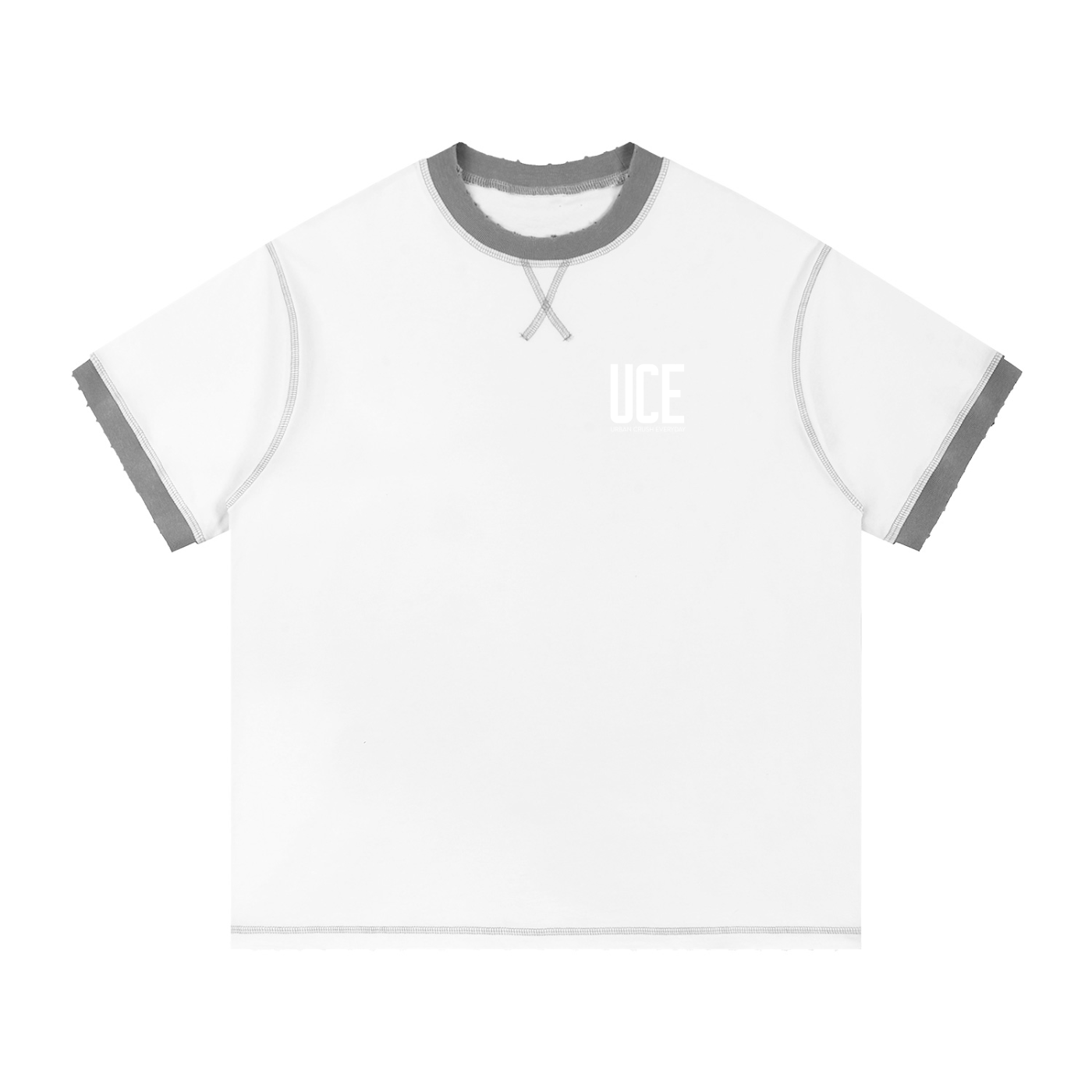 UCE Contrast-Stitched Cotton UNISEX T-Shirt