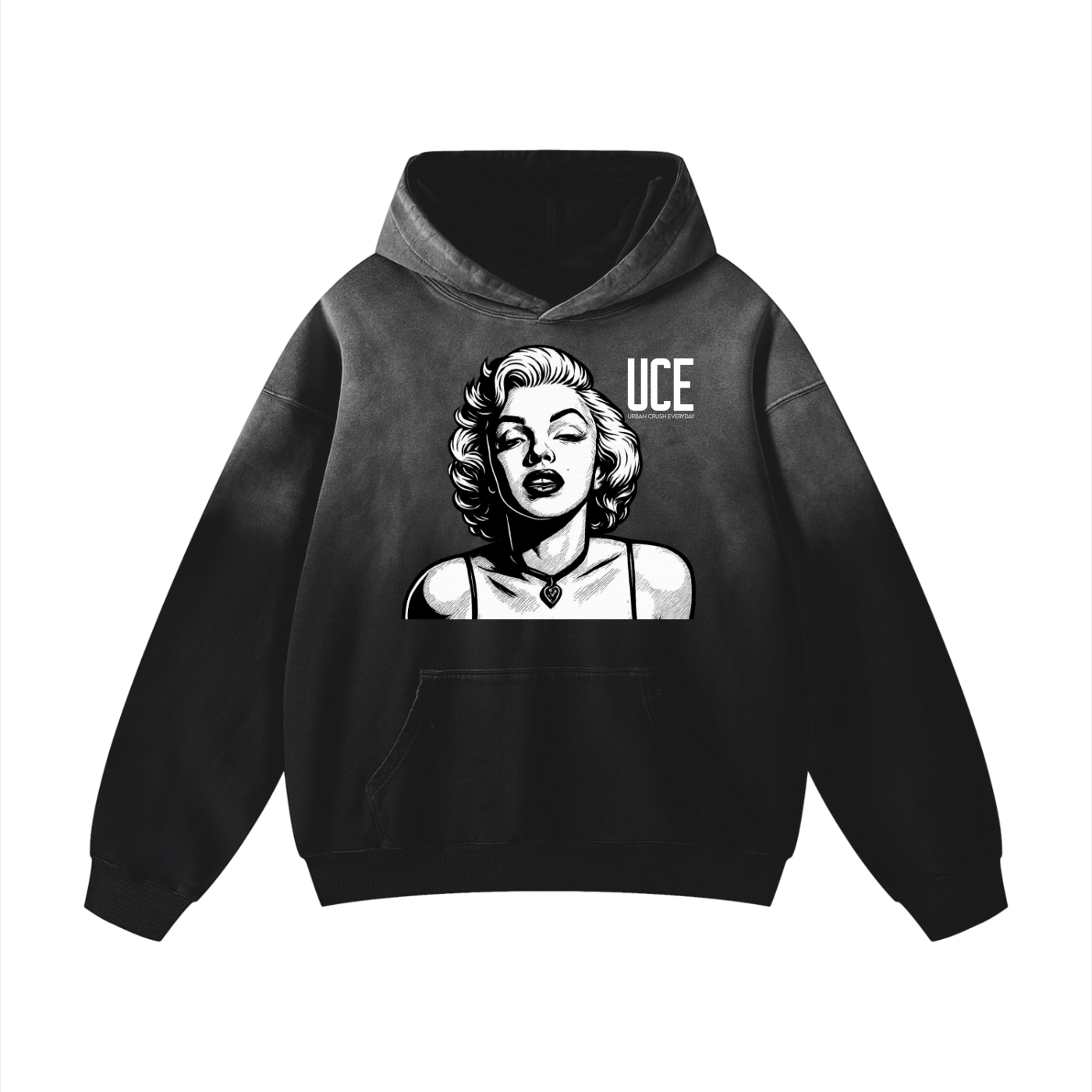 UCE FOR THE LOVE OF H**S Heavyweight Sunfade Oversized Hoodie