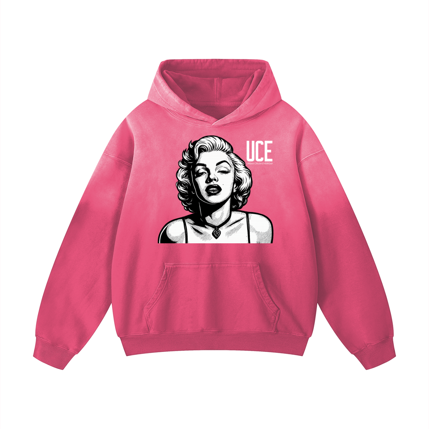 UCE FOR THE LOVE OF H**S Heavyweight Sunfade Oversized Hoodie