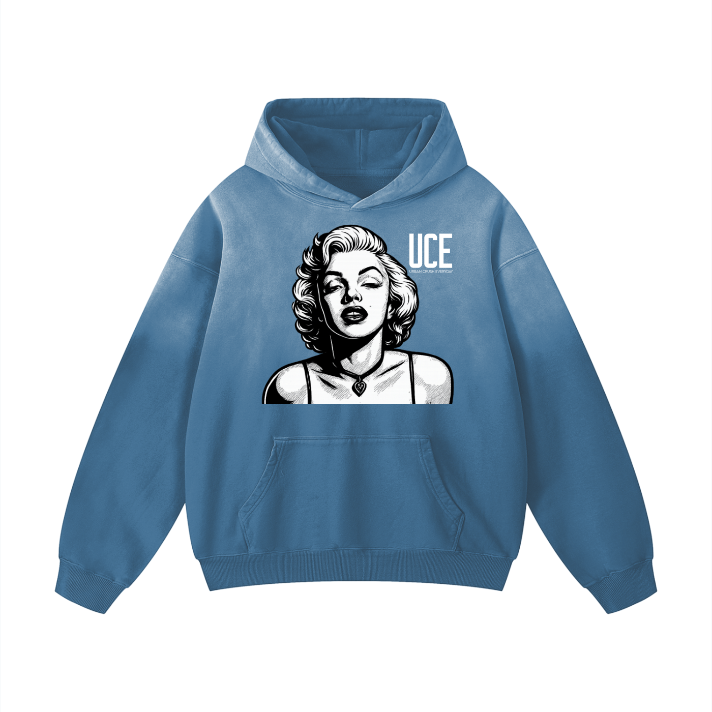 UCE FOR THE LOVE OF H**S Heavyweight Sunfade Oversized Hoodie