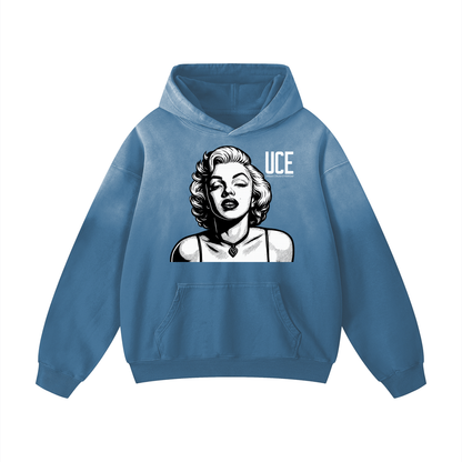 UCE FOR THE LOVE OF H**S Heavyweight Sunfade Oversized Hoodie