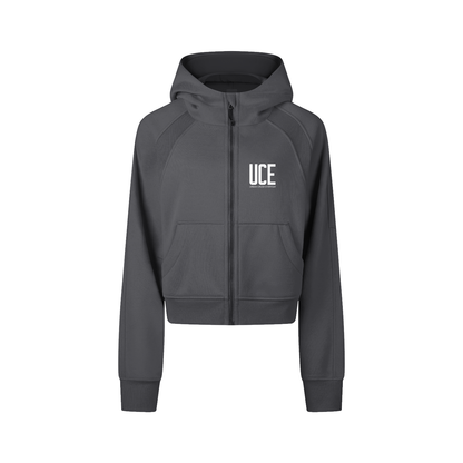 UCE WOMEN'S AURA Cropped Zip-Through Hoodie