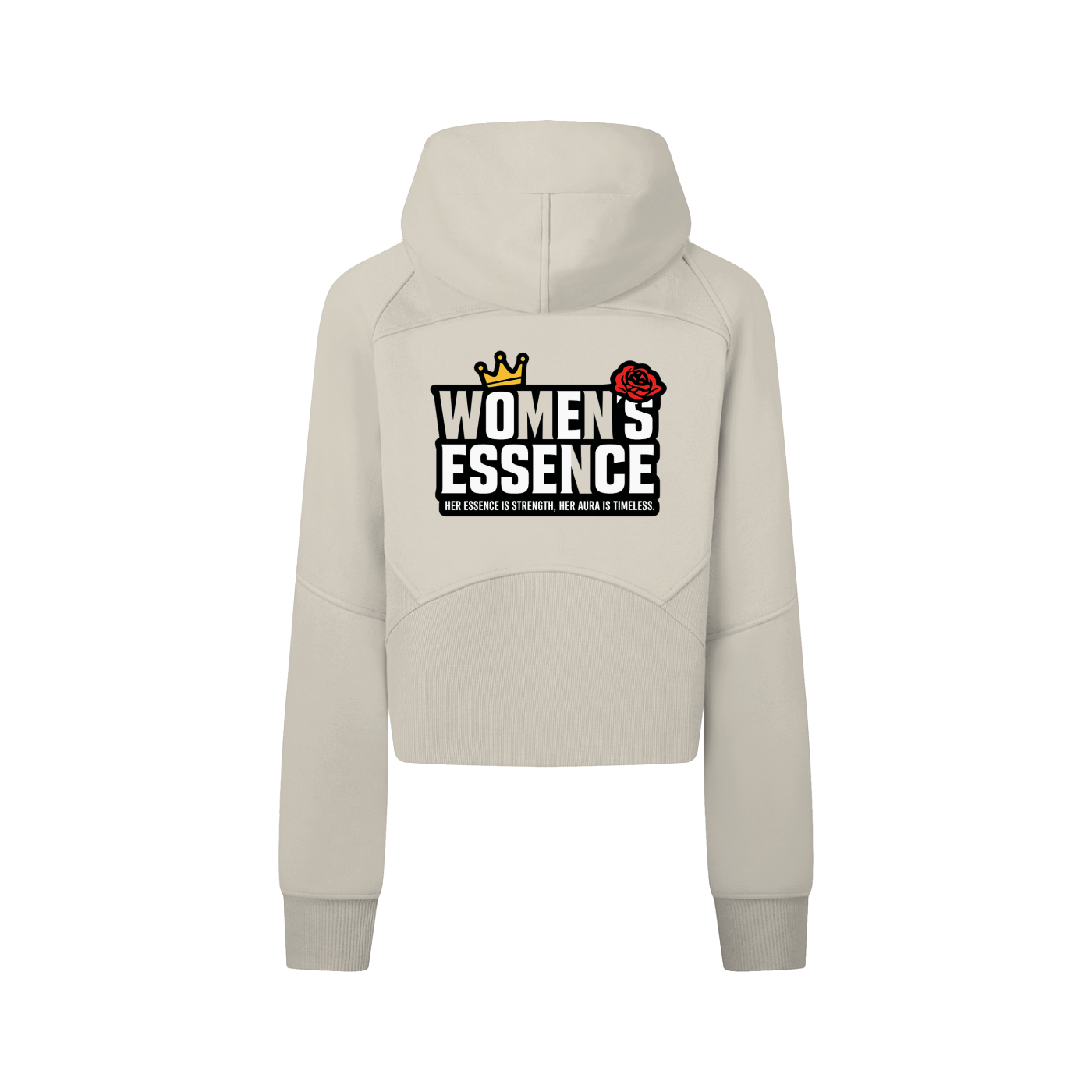 UCE WOMEN'S AURA Cropped Zip-Through Hoodie