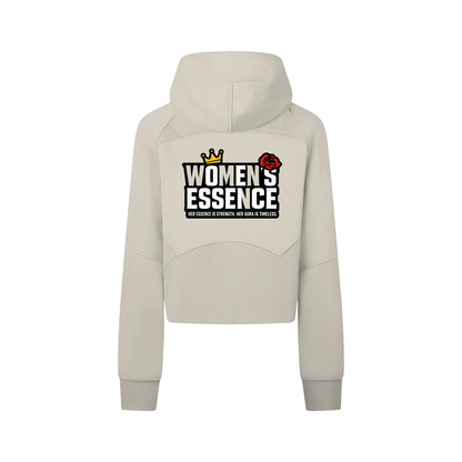 UCE WOMEN'S AURA Cropped Zip-Through Hoodie