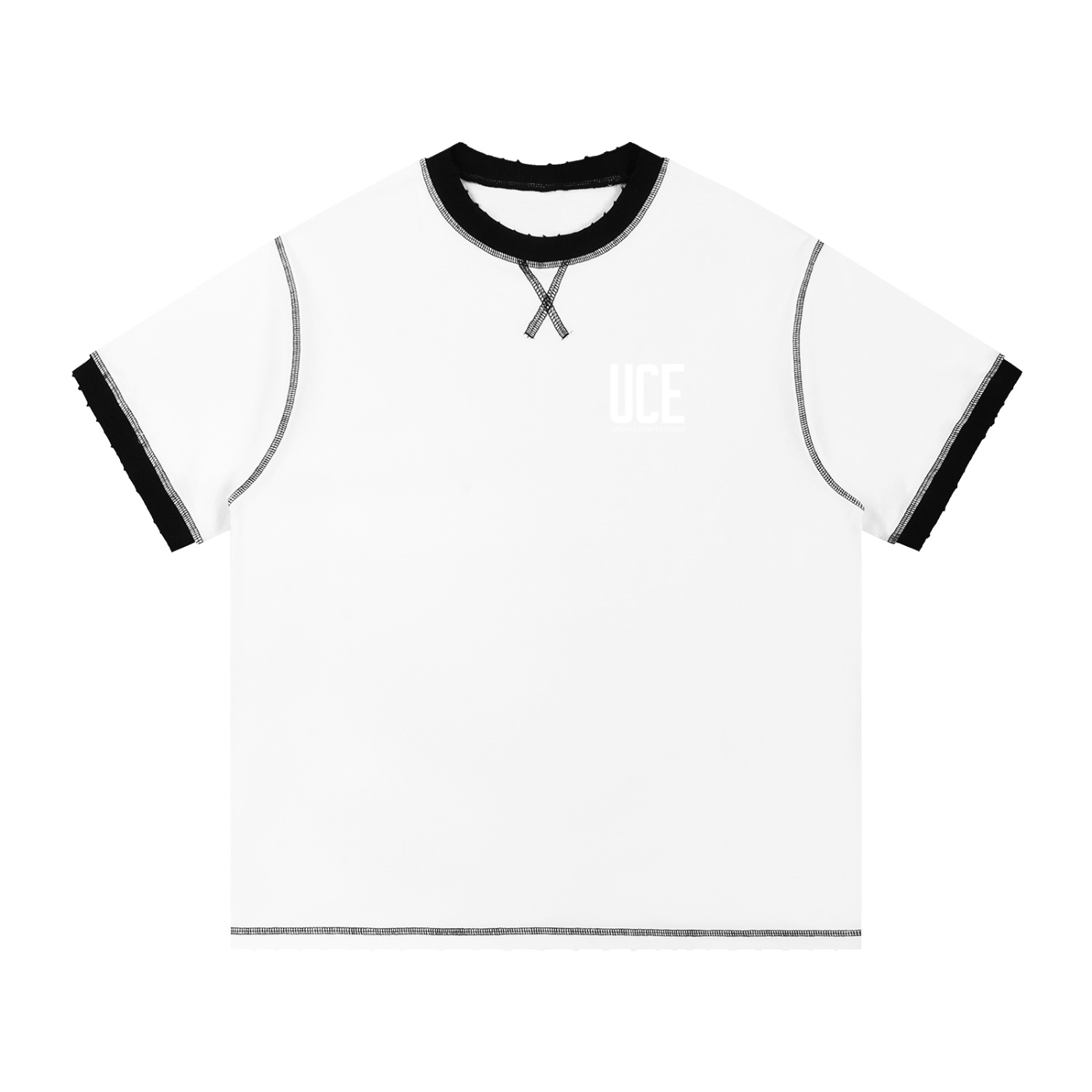 UCE Contrast-Stitched Cotton UNISEX T-Shirt