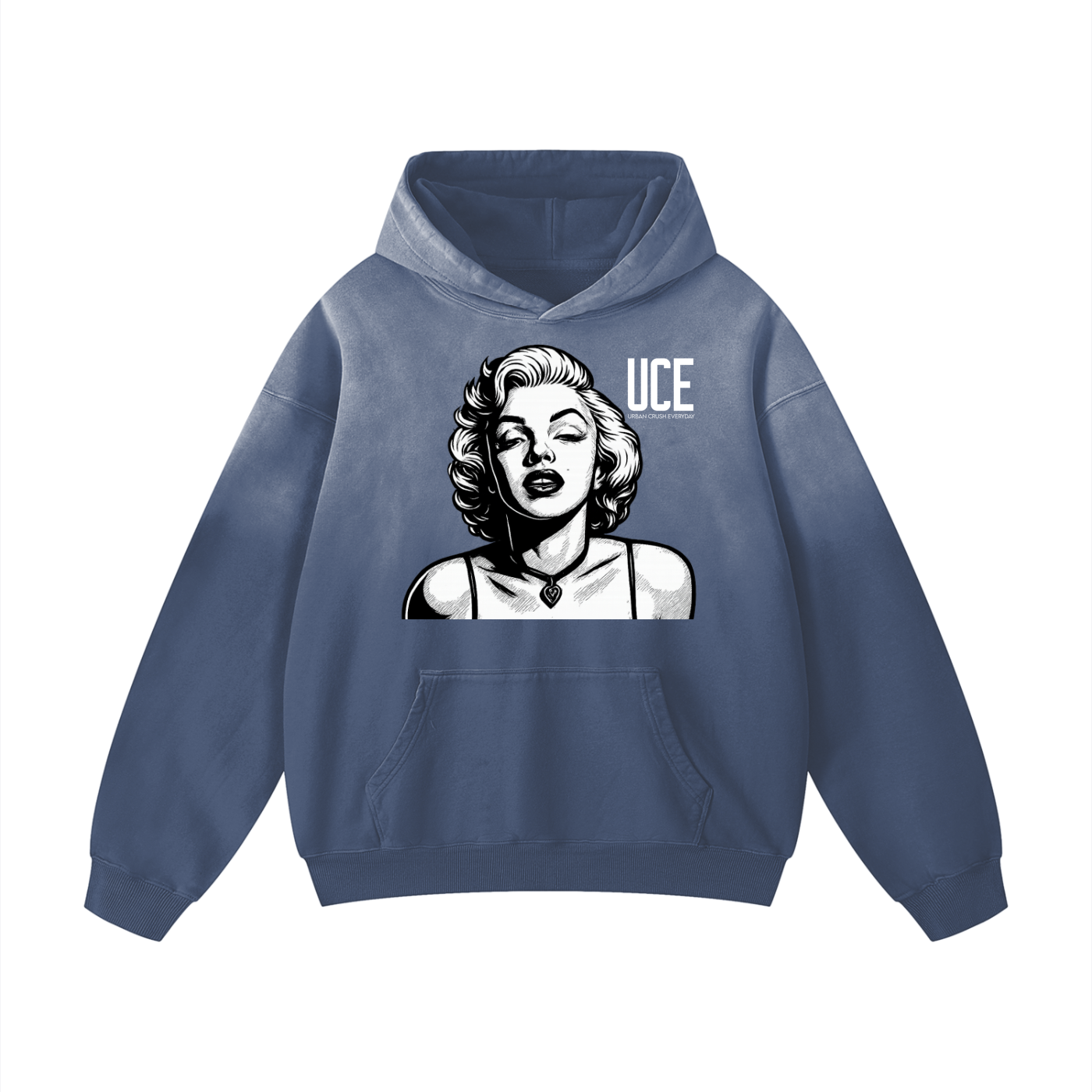 UCE FOR THE LOVE OF H**S Heavyweight Sunfade Oversized Hoodie