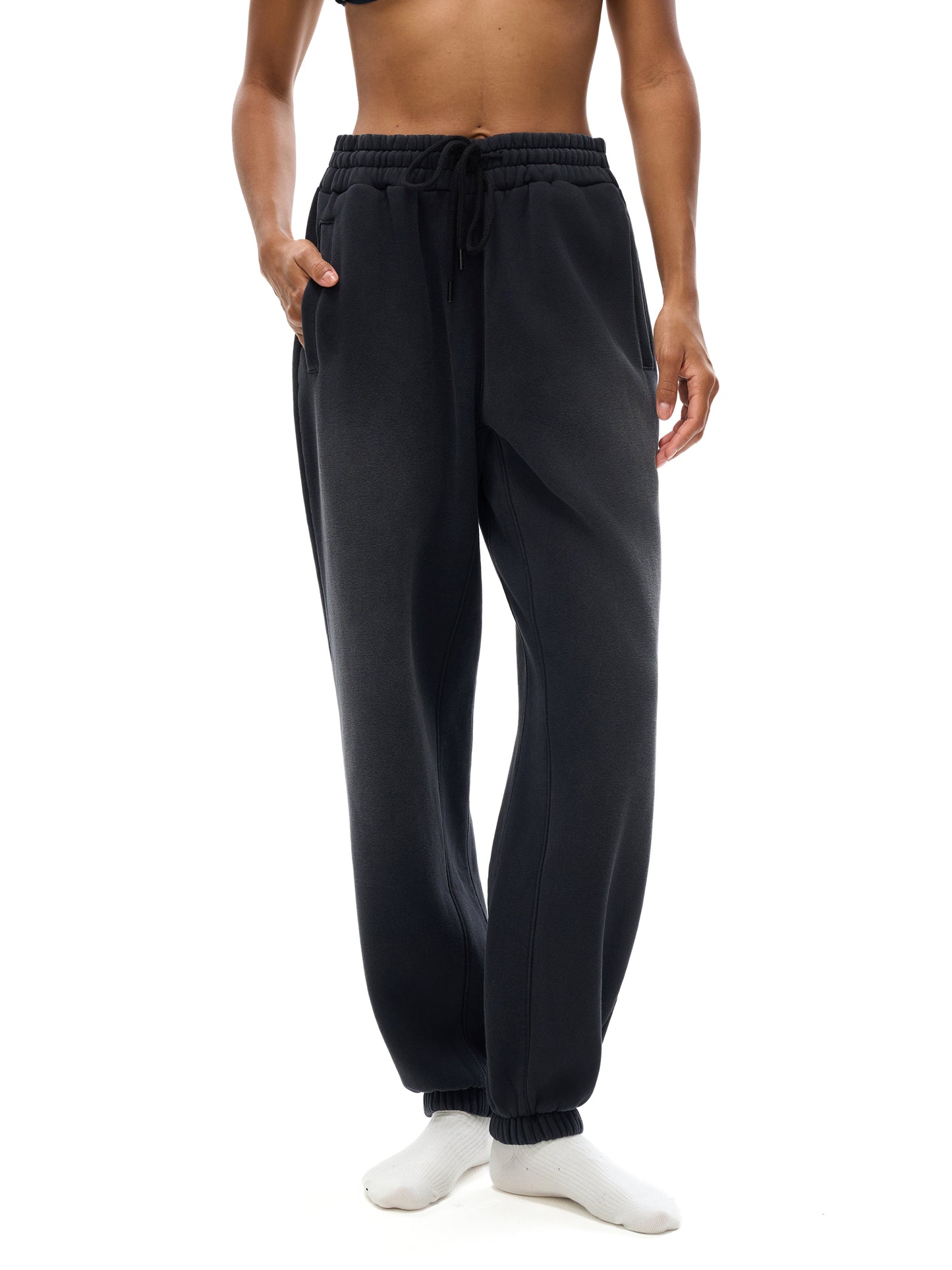 UCE UNISEX Vintage Washed Fleece Jogger Sweatpants