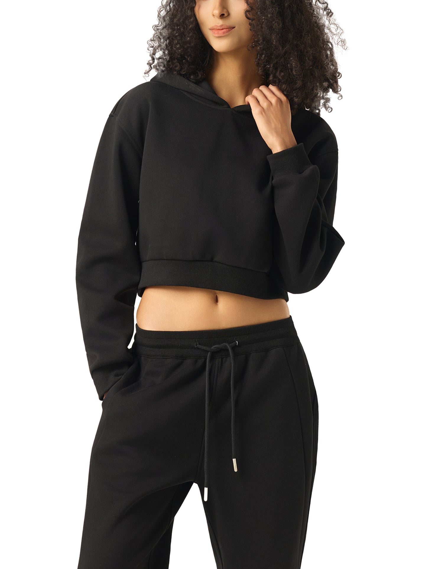 UCE WOMEN'S BADDIES CRUSH EVERYDAY Essential Cropped Hoodie
